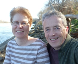 Rick and Kathy Bell in Fontenelle Forest.